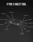 Lezyne V Pro 11 Multi Tool buy now at For The Riders.