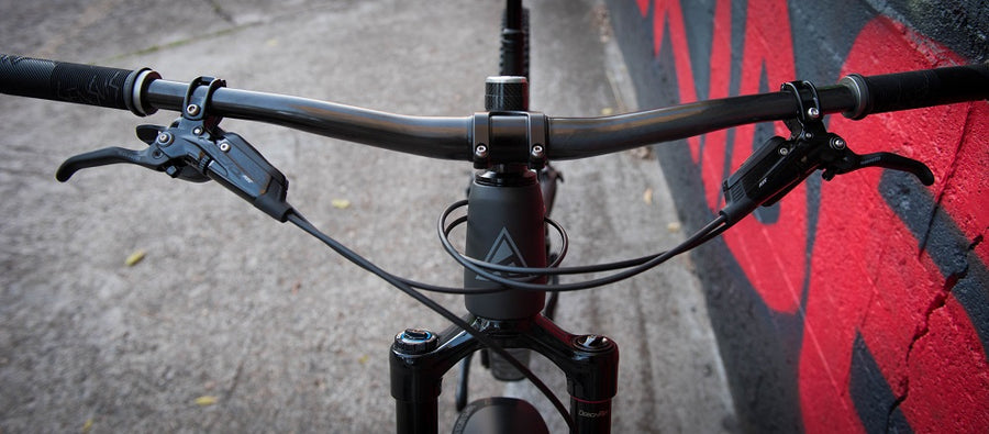 Carbon V Alloy mountain bike handlebars For The Riders Australian MTB store