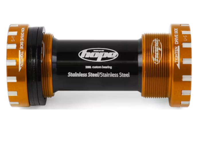 Hope Stainless Steel 68/73mm Bottom Bracket - Orange