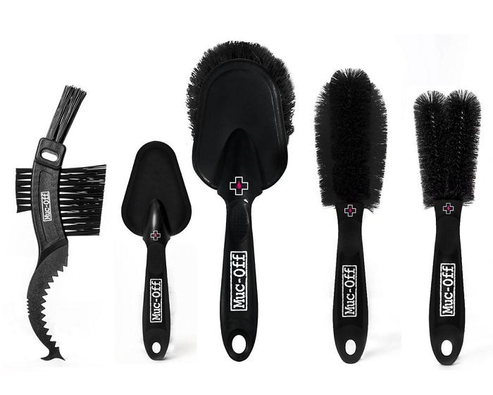 Muc Off Premium Brush Kit 5 Pack available to buy in-store or online now at For The Riders Aussie MTB shop.